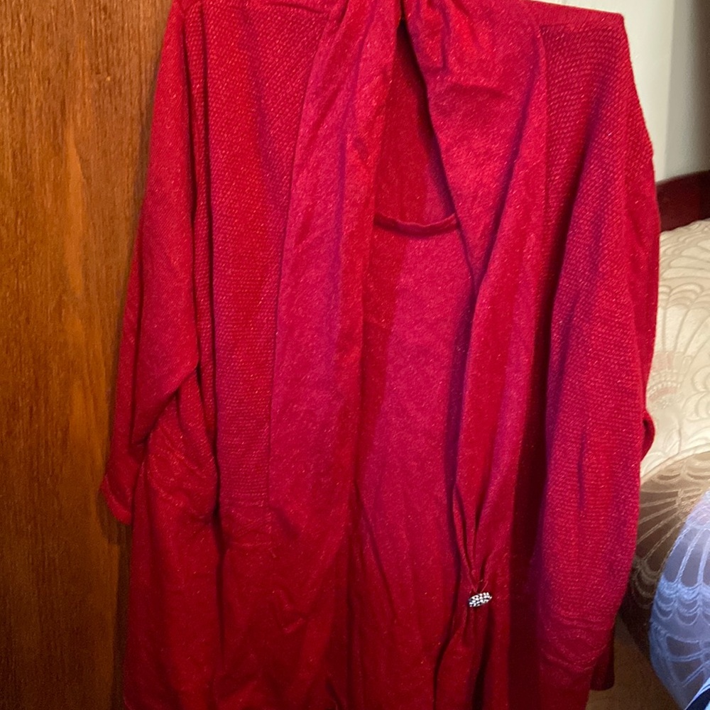 Womens plus size red sweater 3X